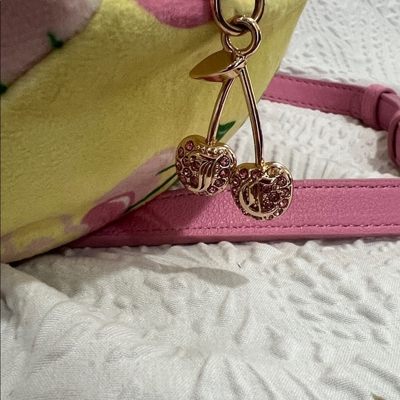 NWT Juicy Couture Yellow Cherry Gelato Satchel - Picture 7 of 7